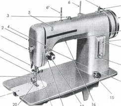 Model FC Sewing Machine Instruction Manual Hard Copy - £10.17 GBP