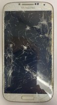 Samsung S4 White LCD Broken Smartphone Not Turning on Phone for Parts Only - $8.99