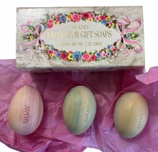 Vintage Avon Soap Pastel Colors Decorator Gift Egg Shaped Soaps 2 oz ea ... - $9.49