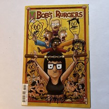 Bob&#39;s Burgers #13 Vol 2 Rare Signed Remark By Frank Forte Bobs Art Variant Nm - £29.23 GBP