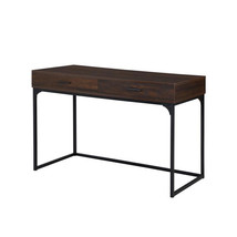 Carolina Horatio Computer Desk with Drawers, Elm &amp; Black - $253.55