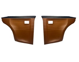 For BMW E10 2002 1966-1977 Interior Rear Side Panels Set Rear 2 pcs Brow... - $404.32