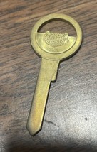 vintage Ford car key blank. May Have Some Tarnish. Uncut Brass - $12.09