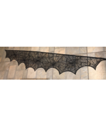 Halloween Spider Web Mantle Runner 98&quot; Long - $7.92