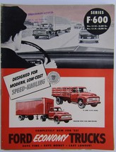 1953 FORD F-600 Economy Truck Dealer Sales Brochure Specifications Pamphlet - £10.98 GBP