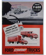 1953 FORD F-600 Economy Truck Dealer Sales Brochure Specifications Pamphlet - $14.01