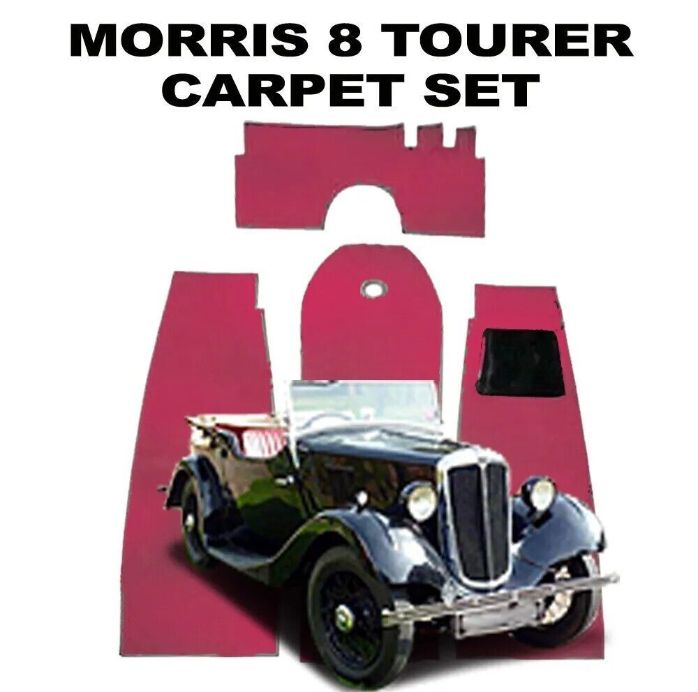 Morris 8 Tourer Carpet Set - Deep Pile Material, Latex Backed - Series 1... - $255.93