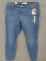 LEVIS SKINNY JEANS WOMENS SZ 24M W37 L30 MID RISE SIMPLY STRETCH SIGNATU... - $27.99