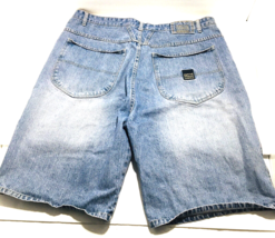 Vtg Y2K Marithe Francois Girbaud Men 40 Blue Denim Urban Street Jorts Shorts - £67.33 GBP