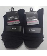 6 Pairs of Women&#39;s Short Socks Virtus Cotton Warm Socks Laser Cut Edge - $20.66 CAD
