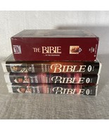 VHS lot 5 The Bible In The Beginning And Charleston Heston Presents Passion - £3.88 GBP