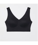 Soma Enbliss Bralette Black Wireless Seamless V-Neck Bra Large 570222599 - $23.75