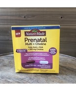 Nature Made Prenatal Multi+Choline Folic Acid+DHA+265mg| 60 Gels 60 Caps... - $27.09 CAD