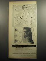 1951 Moygashel Davidow Sportswear Ad - illustration by Jean Miller Spadea  - £14.57 GBP