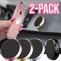2 Pack Magnetic Car Mount Universal Phone Holder Universal Stick On Dashboard - £13.36 GBP
