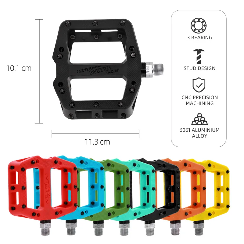 Sporting MZYRH 3 Sealed Bearings Bicycle Pedals Nylon Road Bmx Mtb Bike Pedals   - £59.87 GBP