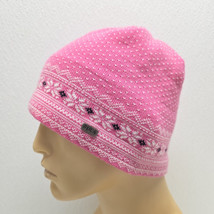 BULA Pink Wool POLARTEC Beanie Winter Hat Size Small - £15.59 GBP