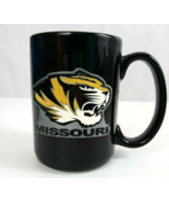NCAA Missouri Tigers Black Coffee Cup With 3D Tiger Logo 4.5&quot; Tall x 4.5... - £11.44 GBP