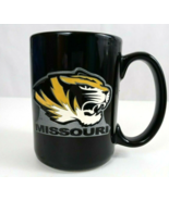 NCAA Missouri Tigers Black Coffee Cup With 3D Tiger Logo 4.5&quot; Tall x 4.5... - $14.54