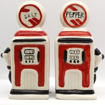 Gas Pump Salt &amp; Pepper Shakers Retro Collection American Atelier Vintage Style - £9.42 GBP