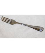 Mepra Caccia 8.25&quot; Silver Etched Bird Dinner Fork ~ Salesman Sample New ... - $95.92 CAD