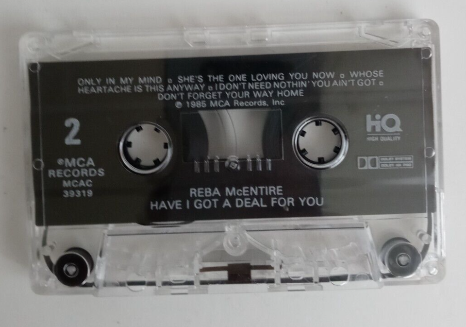 Reba McEntire Have I Got A Deal For You Cassette Tape Only Item image 2