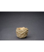 Handmade Cremation Keepsake Urn &quot;The Christ&quot; - Small | Light Sand | Ceramic - $325.17 CAD+