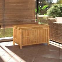 vidaXL Patio Storage Box 35.4&quot;x20.5&quot;x21.7&quot; Bamboo - £121.75 GBP