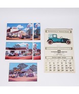 Classic Car Automemories  1920 Calendar &amp; 5 Stan Klein Lithographs RARE - $277.86 MXN