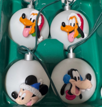 Disney Mickey Pals Color Changing Light Ornament Christmas Set New Open Box - $29.69