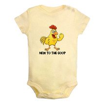 New to the Coop Funny Rompers Newborn Baby Bodysuits Jumpsuits One-Piece Outfits - £8.21 GBP