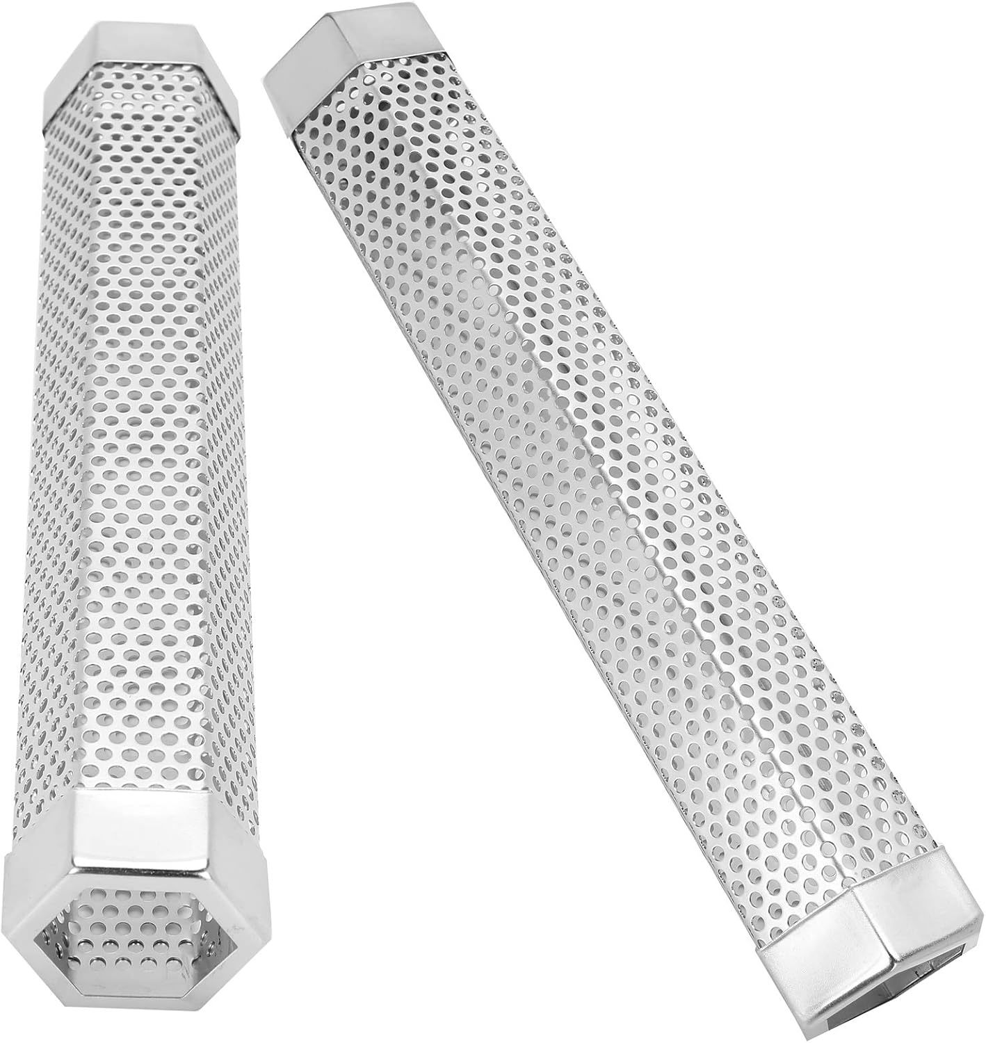 Pellet Smoker Tube, 12.2&#39;&#39; Stainless Steel Bbq Pellet Tube Cold Hot Smoking - $30.95