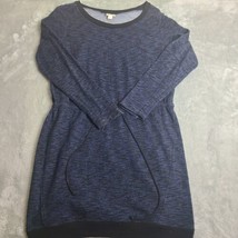 Converse One Star Top Womens Medium Blue Long Sleeve Sweater Shirt Dress... - $16.45