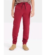 Boys&#39; Size S (6/7)  Sport Knit Pull-On Jogger Pants - Art Class, Dark Red - $16.39 CAD