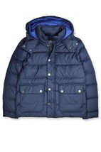Brooks Brothers Navy Blue 80/20 Down Hooded Puffer Parka Jacket, Sz XL B... - $514.80