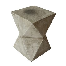 Christopher Knight Home Manuel Weight Concrete Accent Table, Light Gray - £77.21 GBP