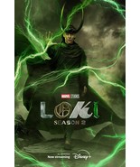 Marvel&#39;s Loki TV Series Poster 2023 - Season 2 - 11x17 Inches | NEW USA - £15.93 GBP