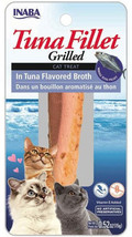 Inaba Tuna Fillet Grilled Cat Treat in Tuna Flavored Broth - Hand-Cut, R... - £2.31 GBP