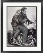 Speedbound Red Marilyn and James Dean on Motorcycle by Paul Gassenheimer - £223.56 GBP+