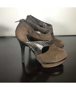 Marco Santi &quot;Iris&quot; Sz 8, Brown Suede Platform High 5&quot; Heel Pumps. Nice - £12.63 GBP