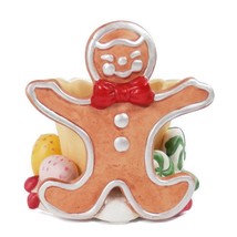 PartyLite Gingerbread Votive Candle Holder P7902 &amp; Box Christmas Holiday... - £17.22 GBP