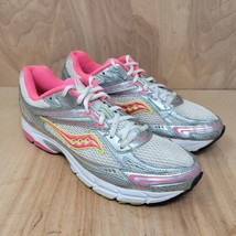 Saucony Womens Sneakers Size 11 Grid Tornado 5 Silver and Pink Running Shoes - £22.34 GBP