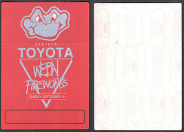 2005 Toyota/WEBN Cincinnati Fireworks OTTO Cloth Souvenir Pass - £2.39 GBP