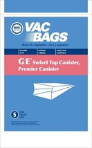 GE Swivel Top Canister Premier Canister Vacuum Cleaner Bags by DVC - $37.56+