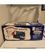 Vintage 90s Telco Sleeping Santa Animated Snoring Whistling Christmas Ho... - $992.68 MXN
