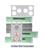 3 Hole - Penny/Cent Guardhouse 2x2 Mylar/Cardboard Coin Flips, 500 pack - €29,27 EUR