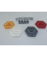 NEW - SETTLERS OF CATAN - FULL SET BOARD GAME PIECES + HOLDER!  CUSTOM C... - $26.33 CAD