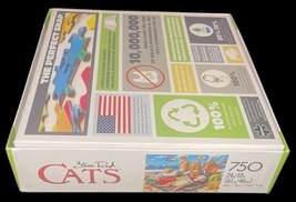 Cats 750 pc Jigsaw Puzzle Buffalo Games Beachcombers Steve Reed 97070 24x18" image 5
