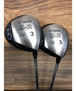 DEMO RH Mens Z-Tour Z-2 Titan Steel #3 and #5 Fairway Wood Set R Flex 59... - €124,99 EUR