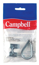 Campbell Zinc-Plated Nickel Rope Clamps B7679035 - $7.95